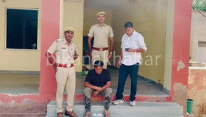 अवैध हथियार बरामद एक व्यक्ति को धर दबोचा देखे वीडियो