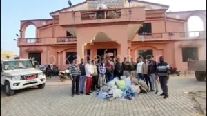 प्रतिबंधित पॉलिथीन पर कार्यवाही150 किलो प्रतिबंधित पॉलिथीन थैलियां जप्त देखे वीडियो